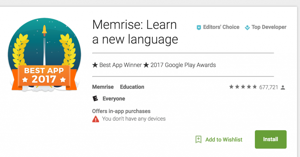 memrise learn a new language-min