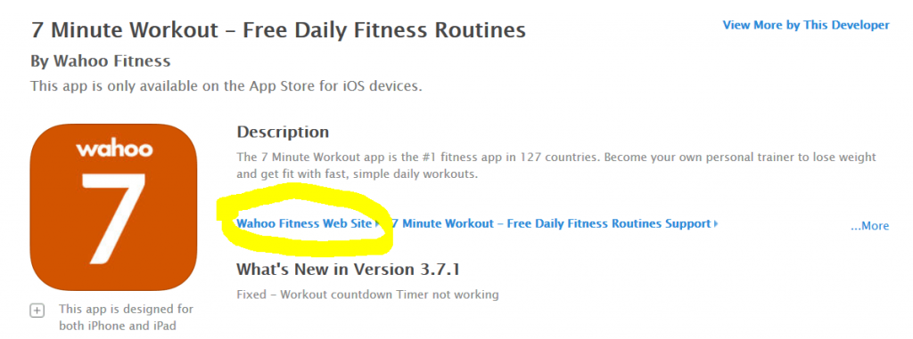 7 Minute Workout on the App Store