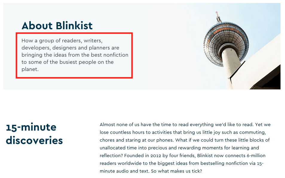 About Blinkist 