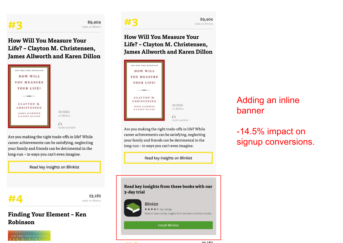 adding an inline banner