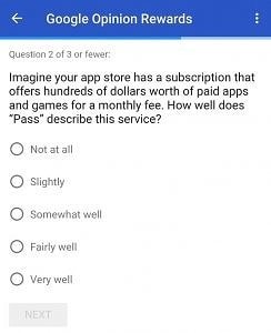 google opinion rewards