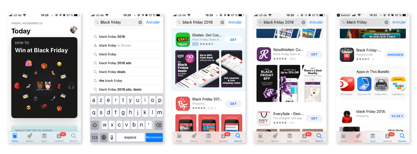 black friday app search