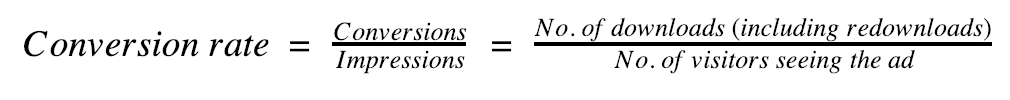 conversion rate formula