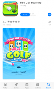 mini golf matchup