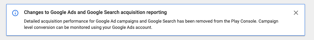 changes to google ads and google search acquisition reporting