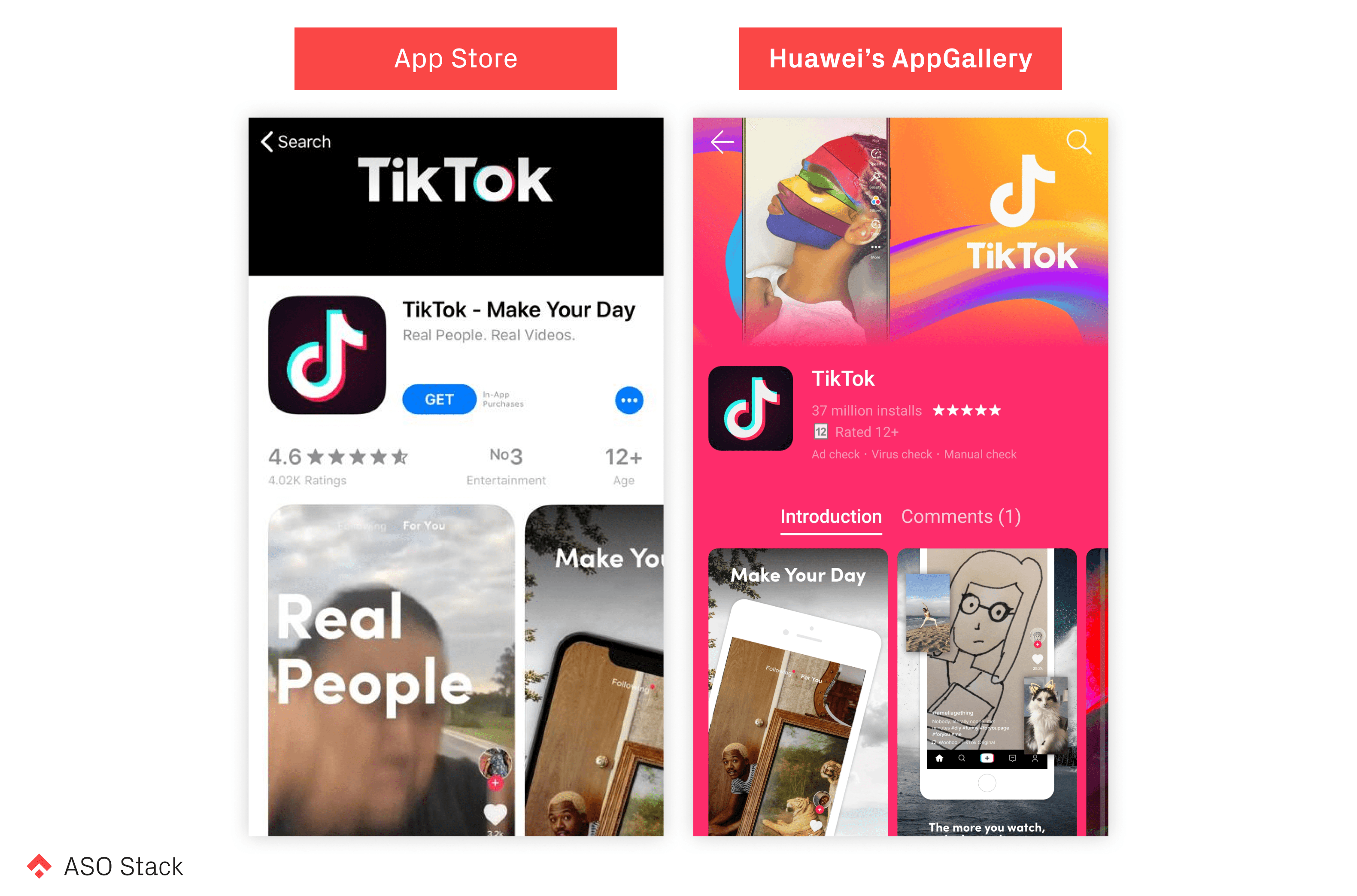 tiktok featured in store listings
