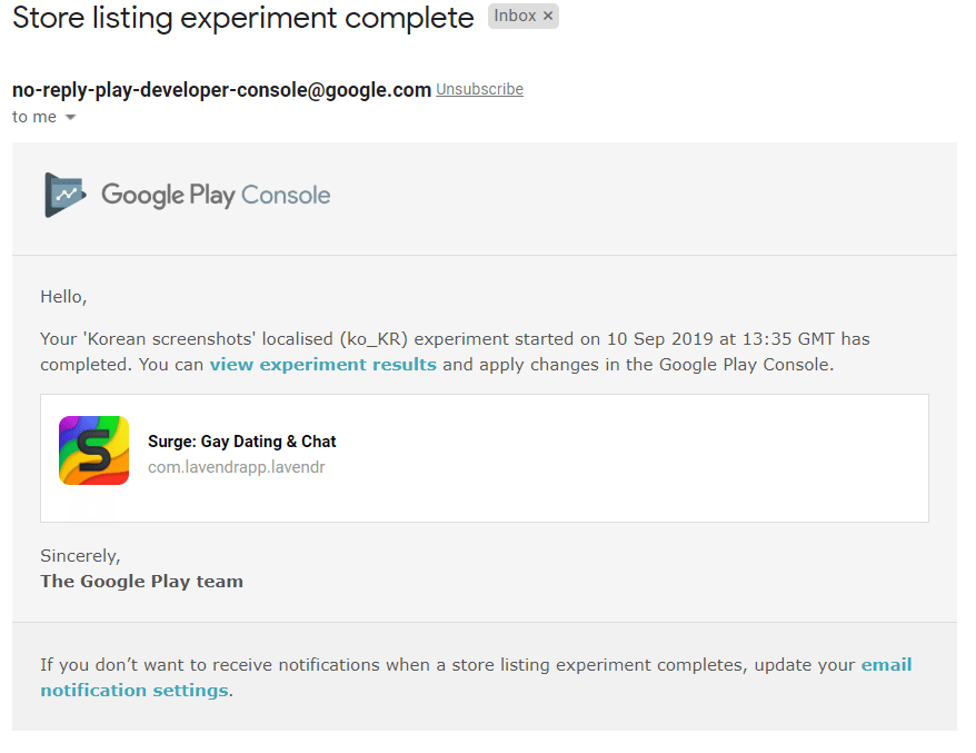 Google Play Console 