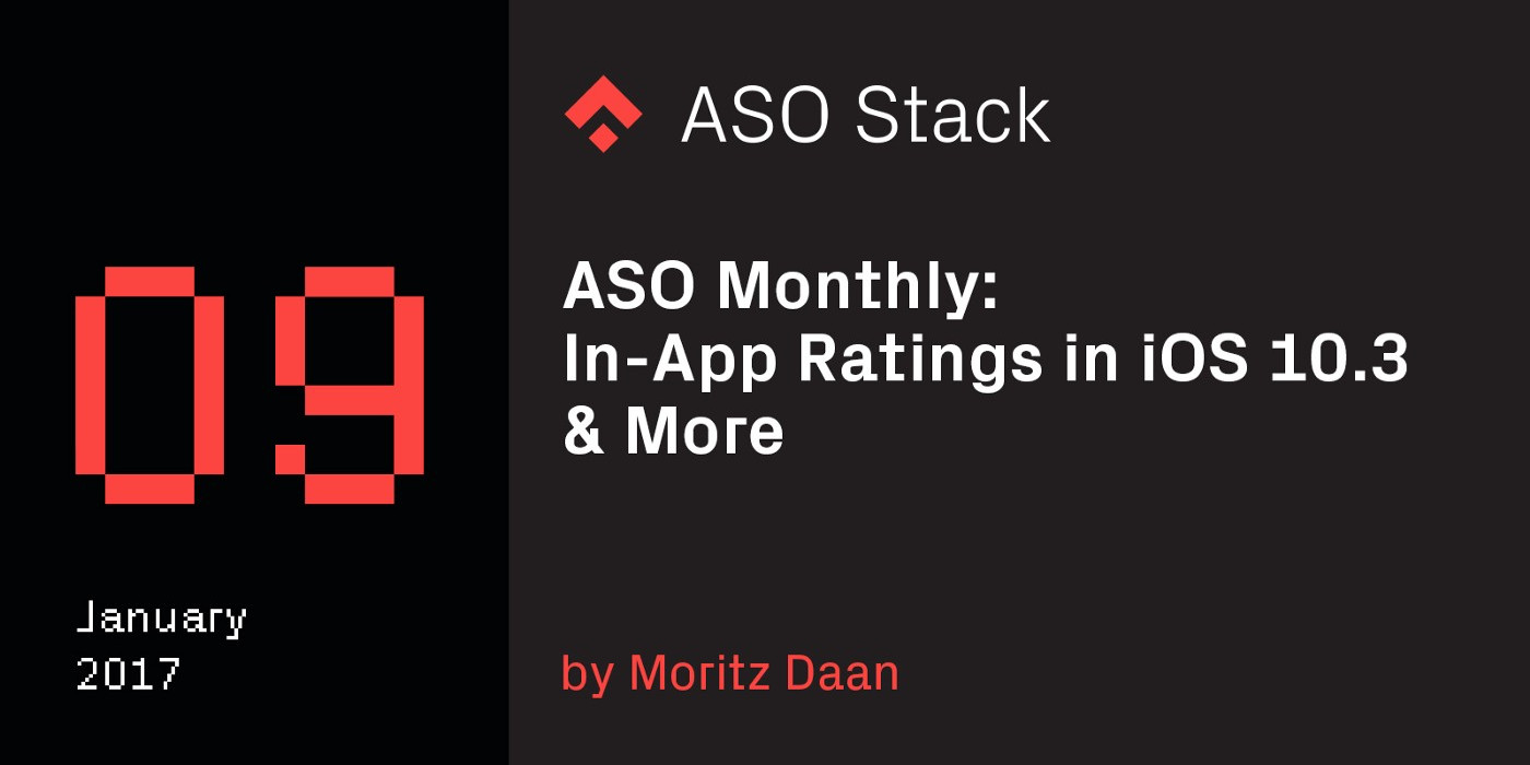 ASO Monthly #9: January 2017