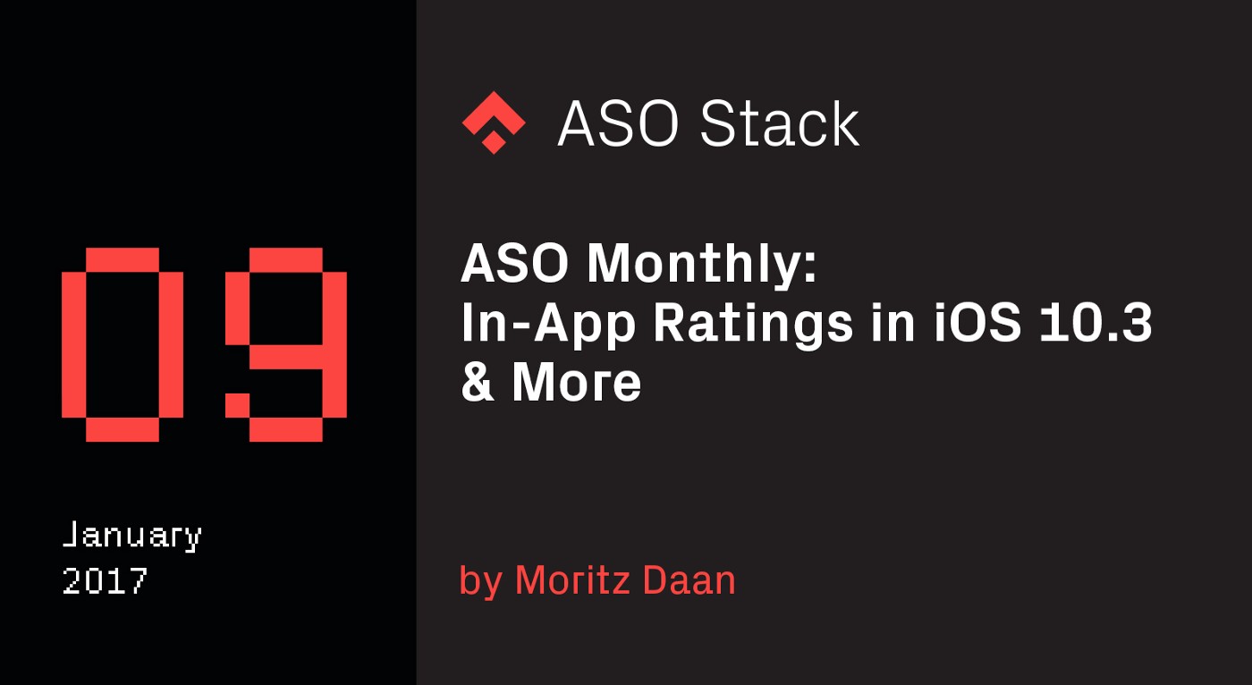 ASO Monthly #9: January 2017