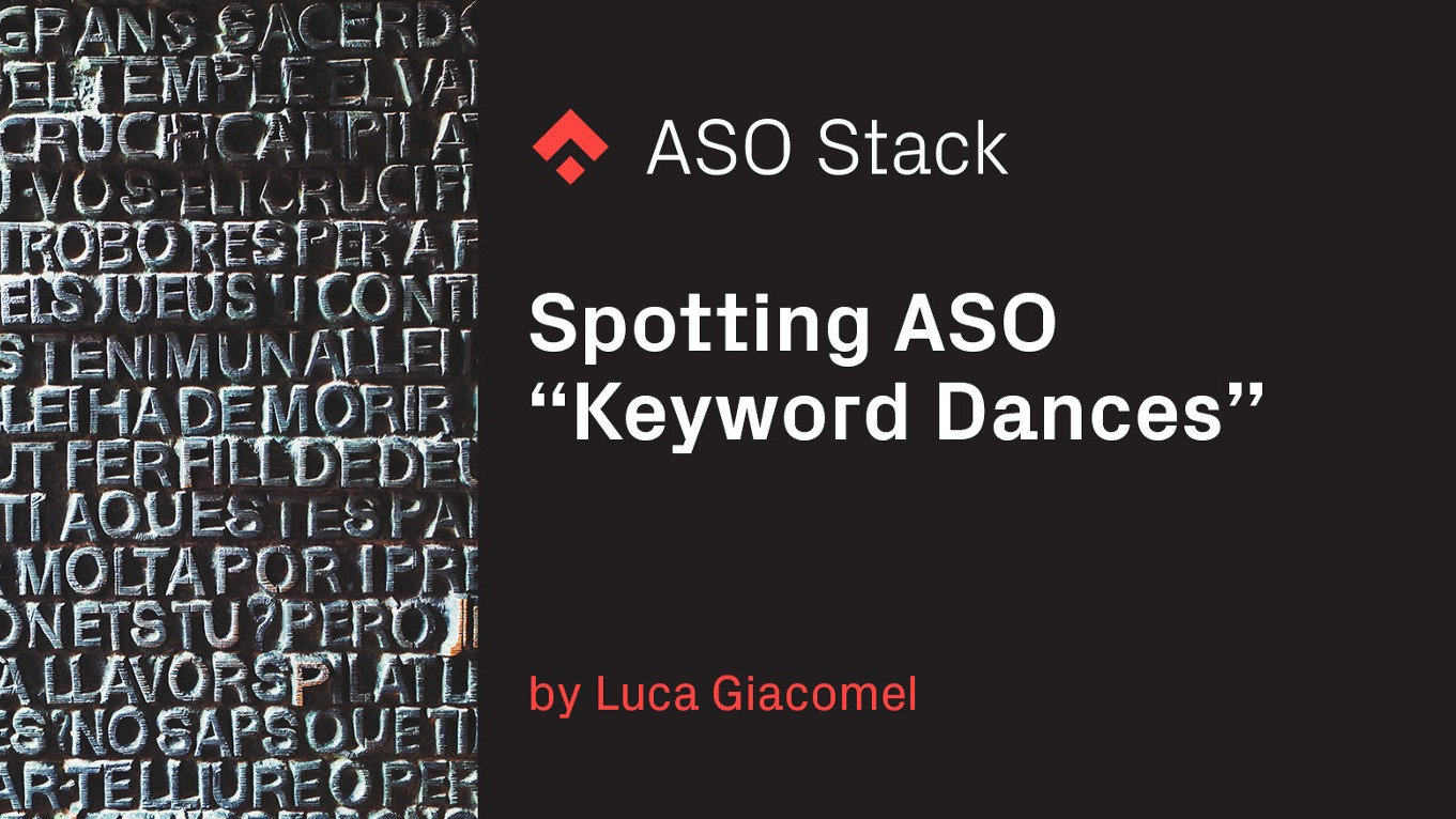 Spotting ASO “Keyword Dances”