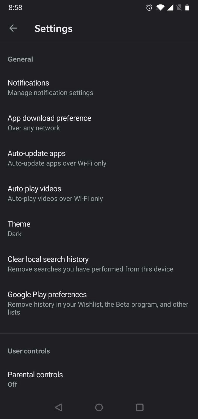 what to type in google play to get to purify app