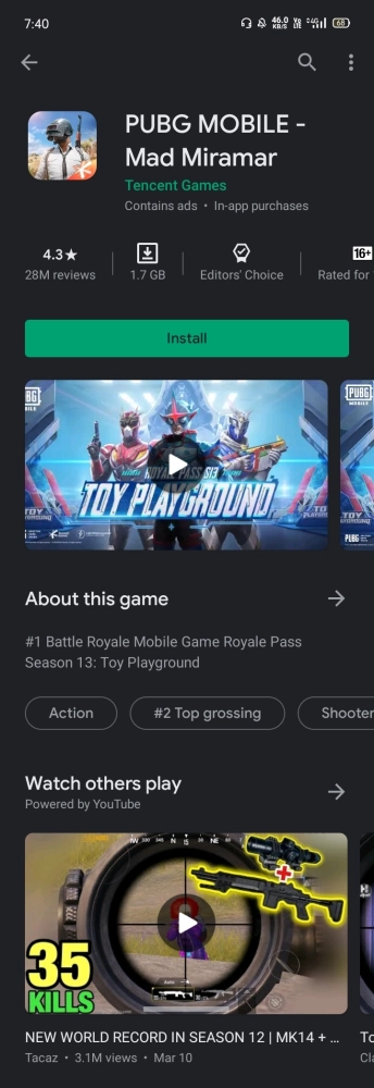 Pubg mobile app download