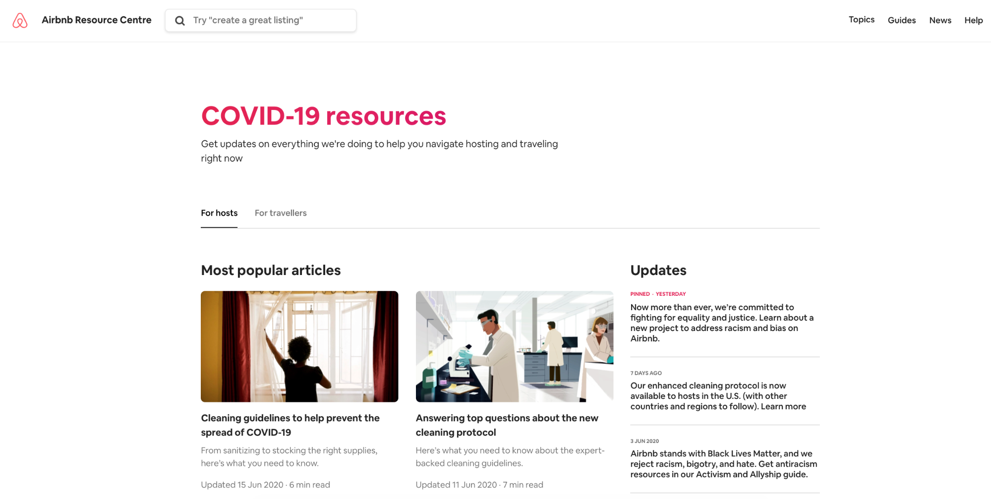 airbnb resource centre