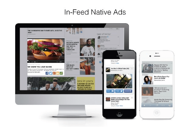 in-feed native ads