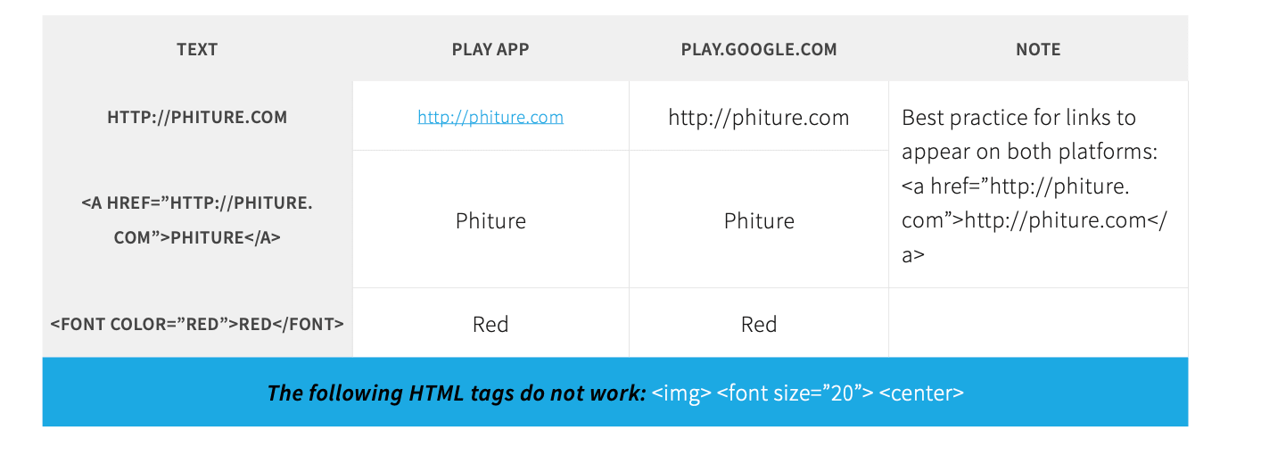follow html tags