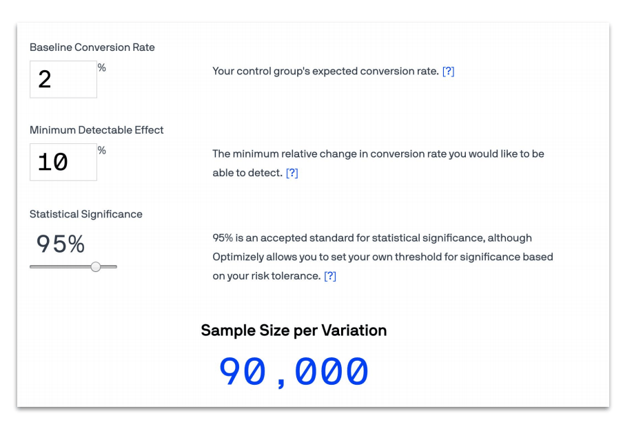 example of optimzely 