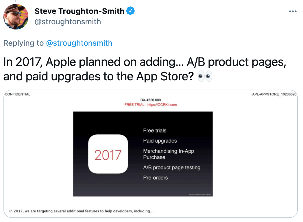 apple tweet