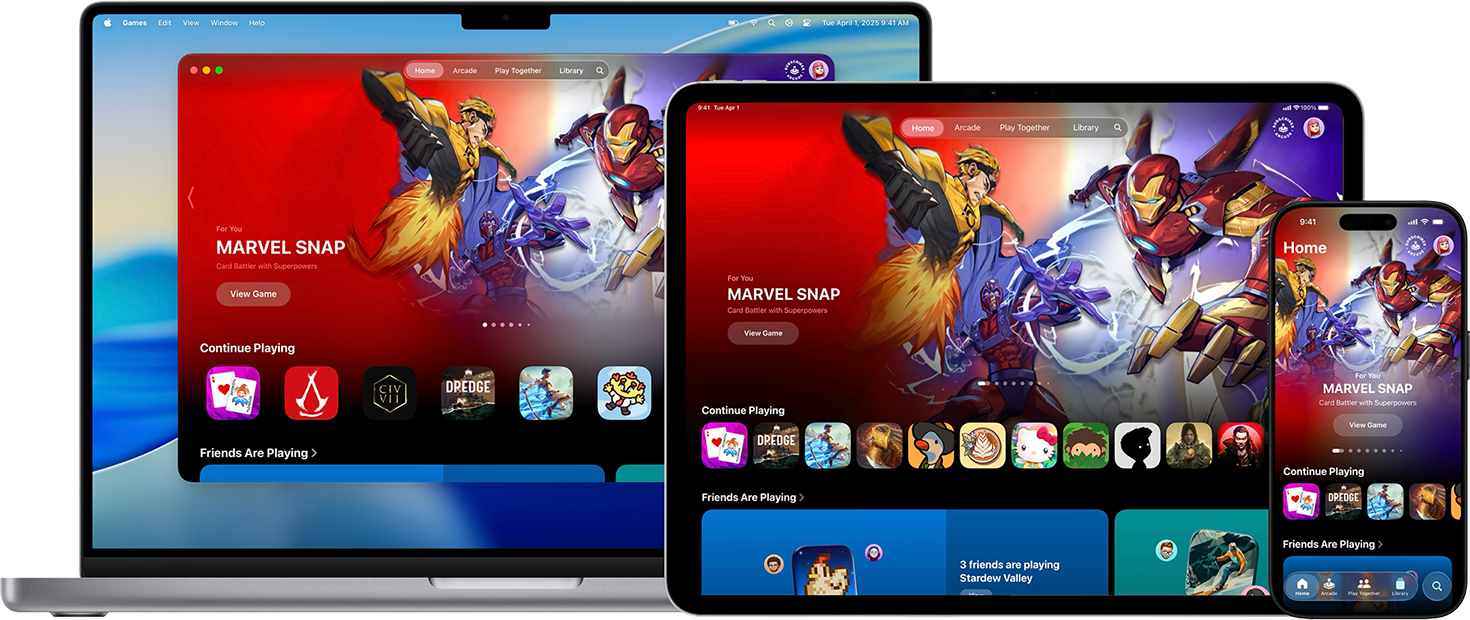 App Games Apple image laptop with phone mock up