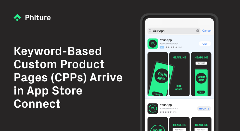 Keyword-Based Custom Product Pages (CPPs) Arrive in App Store Connect