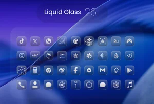 Liquid glass icons example Phiture