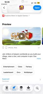 Clash of Clans (en-US, US market) tags iOS26