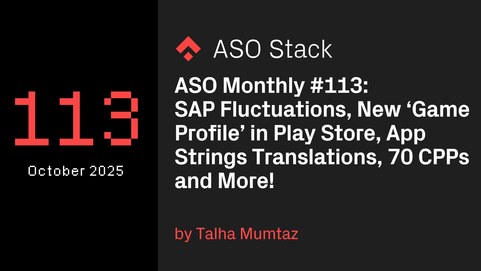 ASO Monthly 113