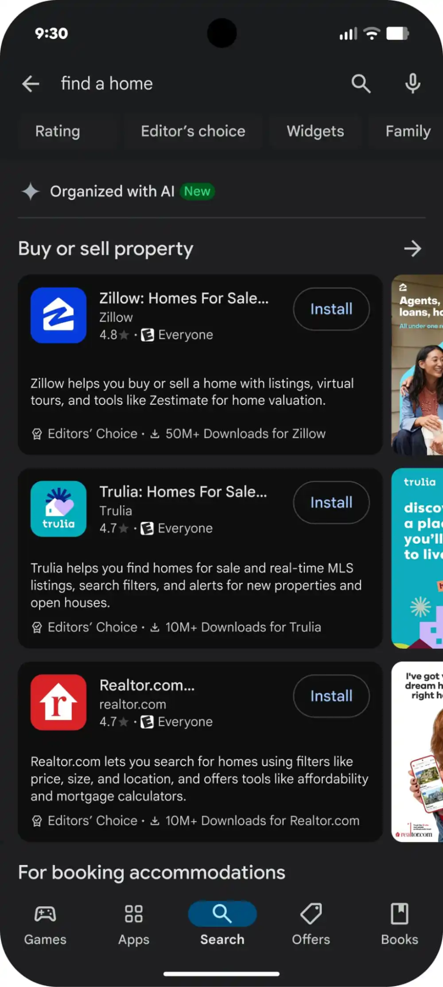 Google Play’s latest update adds Personalized Tab, AI Search