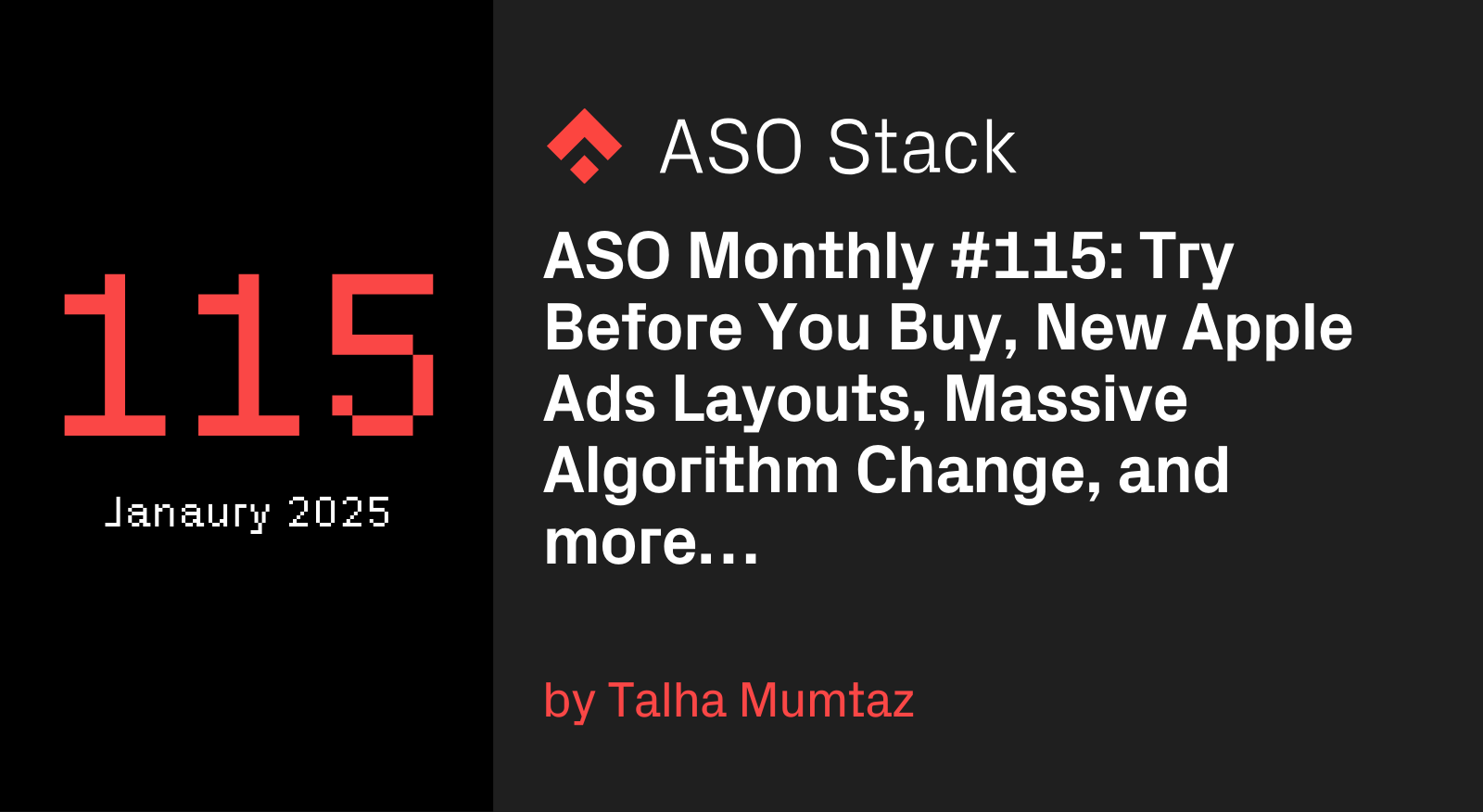 ASO Monthly 115 Article Banner