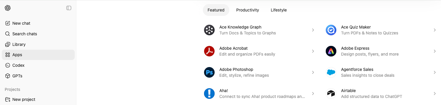 Screenshot app tabs chatgpt