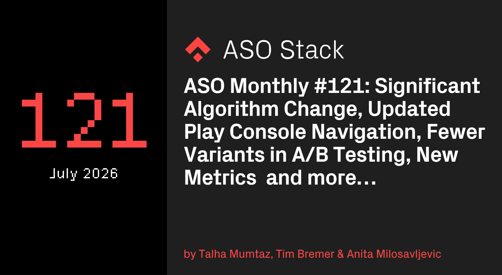 ASO Monthly 121