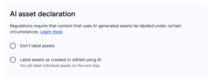 AI Asset Declaration