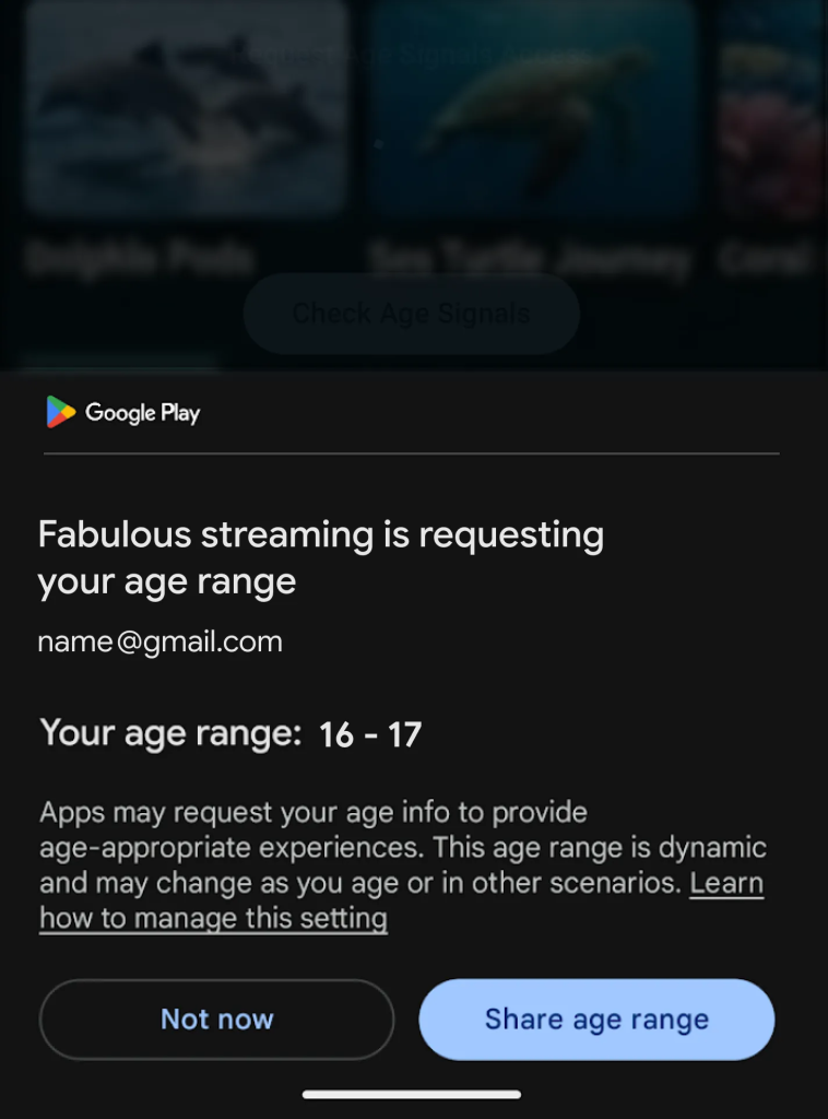 Google Play expands Age Signals API globally